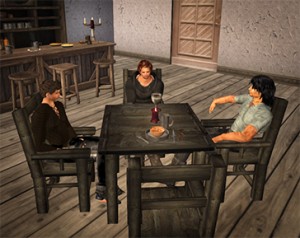 Baarnard and Crew in Tavern